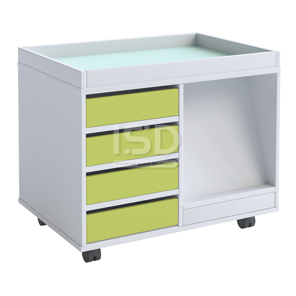  Creative organizer with a wooden constructor
